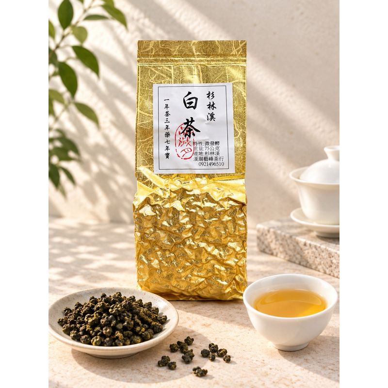 杉林溪白茶 75g｜重萎凋・輕發酵